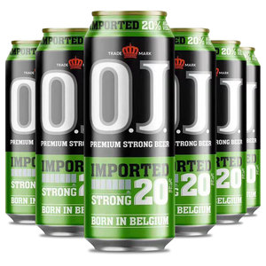 oj烈性高度啤酒5/12/16/18/20小麦白啤度精酿比利时进口啤酒500ml