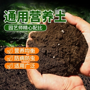 营养土养花通用专用种菜土壤种植土绿植物多肉育苗家用盆栽种花土