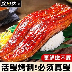 gc日式蒲烧鳗鱼开袋加热即食新鲜鲜活烤鳗鱼饭整条鳗鱼寿司商用
