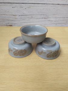 汉陶张生底款天青汝窑茶杯库存瓷主人杯茶器开片茶具茶杯摆件杯子