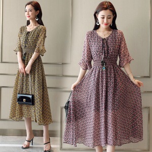 纳尔布2018春新款南国蒂尼梦田女装正品倪迩麦旗舰店连衣裙欧莱娣