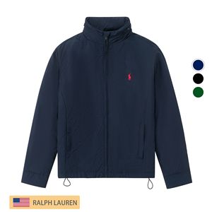 美国拉夫劳伦ralph lauren polo男装立领连帽厚夹克秋冬棉外套