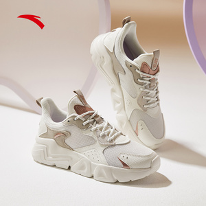 安踏老爹鞋女鞋2022年新款春秋季复古时尚潮流休闲鞋子女士运动鞋