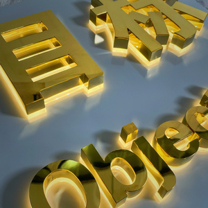 拉丝不锈钢水晶字