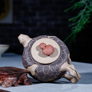 灵芝三色供春宜兴紫砂壶段泥紫泥清水泥张成秀名家茶壶代发货