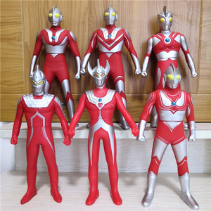 大号奥特曼六兄弟泰罗赛文 佐菲 初代 杰克 艾斯可动软胶模型玩具