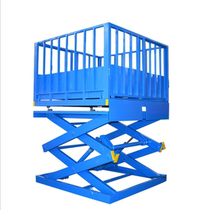 移动卸猪台装猪升降机车载上下转猪举升车电动液压固定剪叉升降台