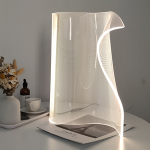 有趣的照明 氛围灯卧室台灯床头灯现代简约创意个性艺术亚克力灯