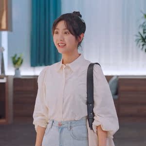 乌鸦小姐与蜥蜴先生邢菲姜小宁同款衣服韩版白色衬衫女长袖职业装