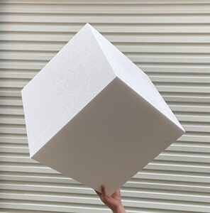 eps泡沫立方体白色泡沫环创块模型雕刻高密度手工正方长方体泡沫