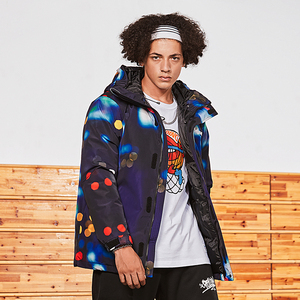 斯伯丁 spalding官方旗舰店运动休闲羽绒服时尚潮流law01jf009