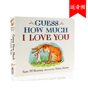 Guess How Much I Love You 猜猜我有多爱你 进口英文原版正版 幼儿童英语启蒙认知绘本 宝宝情商早教撕不烂纸板书 廖彩杏推荐书单