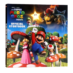超级马力奥兄弟大电影 官方电影故事书英文原版 Super Mario Bros. Movie Story 任天堂超级马里奥儿童绘本卡通动画电影故事书