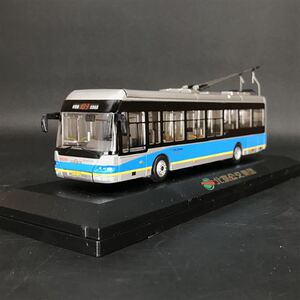 北京巴士103路 华宇无轨电车 原厂 1:64北京s公交车模型合金巴士