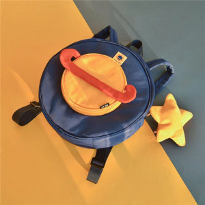 国货潮牌小众设计圆形星球背包学生书包2022新款双肩包大容量女包