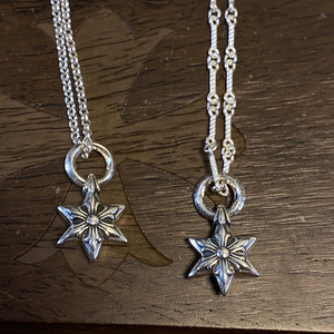 古克罗心潮牌 ch mini六芒星小吊坠项链权志龙雪梨同款925纯银