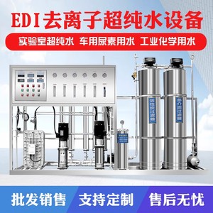大型工业RO双多级反渗透纯净水edi超纯高纯水生产设备水处理装置