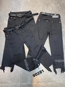 古月牛仔裤直筒