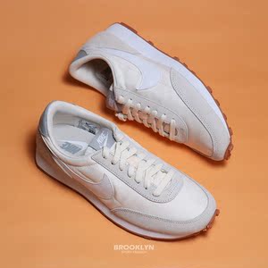 nike耐克华夫鞋女daybreak奶油白阿甘鞋轻便运动休闲鞋ck2351-101
