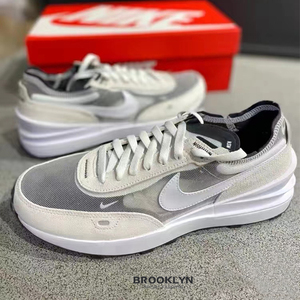 nike waffle one简版sacai解构华夫鞋男复古透气运动鞋灰白da7995
