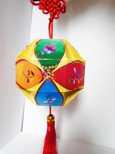 三月三手工绣球