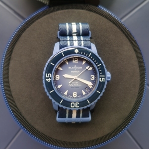 现货斯沃琪宝珀联名SWATCH Blancpain五十噚潜水腕表手表奢华顺丰