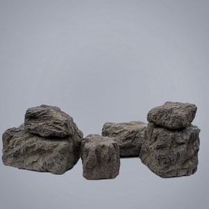 定制橱窗石头假石头摄影道具婚庆演出表演泡沫石头影视道具仿真石