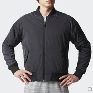 酷动城正品 Adidas男子J加厚保暖加棉双面穿夹克外套 BQ5586