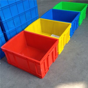 四方塑料桶加厚大号周转箱物流运输筐仓库收纳整理框养鱼龟胶箱盒