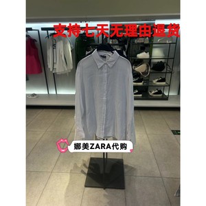 当季新品上市热销3月ZARA女装亚麻宽松衬衫4764001 2338152