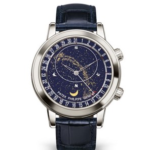 pp百达翡丽6102p复杂功能时计铂金星空自动机械男士腕表手表