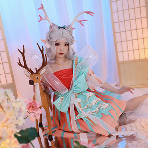 王者荣耀瑶遇见神鹿可爱古风游戏套装cosplay服装女瑶瑶公主服装