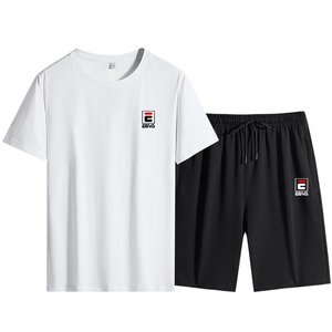 官方旗舰店官网萋斐乐成人运动套装男夏季冰丝透气休闲健身运动服