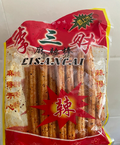 淘宝李三财麻辣棒闲时趣辣条老式辣条黑辣棍豆肠黑辣条黑粗辣条辣棒