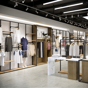 00苏州水田月空间设计淘宝直播间服装买手店精品女装店男装店鞋店