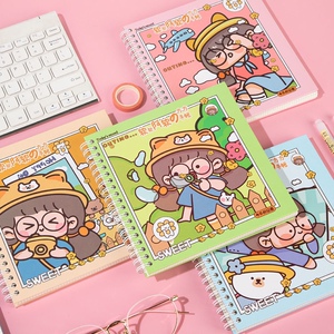 便宜又好看的手账本ins高颜值方方本少女心方形手帐本方格记事本