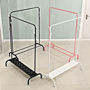 衣架拼装 组合 杆式晾衣架落地室内挂衣架单杆式折叠晾衣杆简易衣