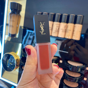 ysl丝绒黑盖哑光唇釉204/205/206/211/212/216新款天鹅绒染唇液