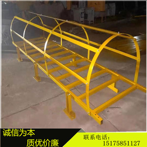玻璃钢爬梯护笼工地建筑厂房登高梯镀锌钢固定式安全爬梯工作平台