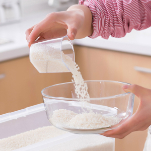 蒸米饭量杯家用电饭煲锅盛挖舀勺焖煮做大米量米杯塑料160ml刻度