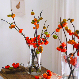 小南瓜鲜切枝鲜花云南直发小番茄真花基地直批办公室水养插花果材