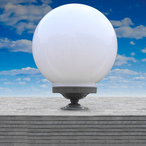 562人付款淘宝锌钢护栏立柱帽楼梯扶手铁球铁艺柱头黑色大门柱子装饰