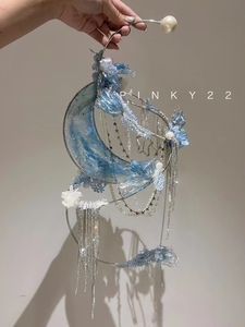 pinky22原创高级定制海风郁金香结婚礼创意手捧花纯手工制作花球