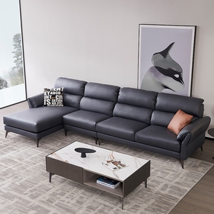 线上款  帝标家具科技布沙发现代简约轻奢北欧小户型布艺组合4023