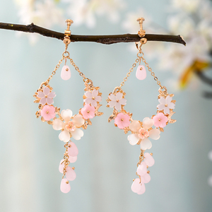 耳夹无耳洞女古风流苏超仙