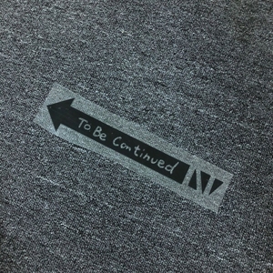 tlp镂空车贴 to be continued未完待续jojo的奇妙冒险箭头梗贴纸