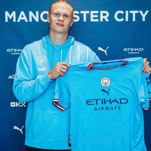 22-23赛季曼城主场哈兰德德布劳内球衣福登球员版客场足球服定制