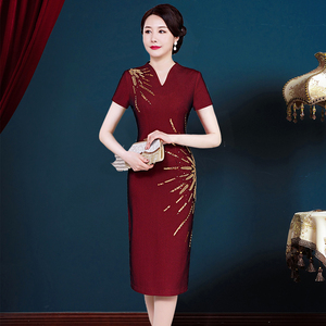 夏季儿子结婚妈妈礼服