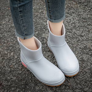 84qq464053644淘宝短筒雨鞋女士高筒水鞋女雨靴干活胶靴夏季成人低