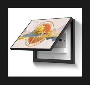 电表箱装饰画墙壁画闸盒强电配电盒悬挂式海景配电箱wifi家用遮盖